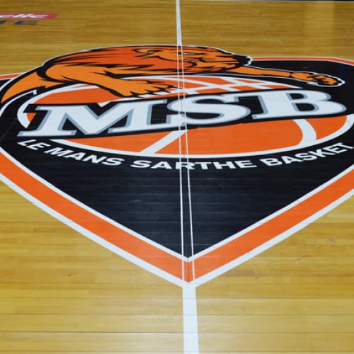 logo club de basket MSB parquet